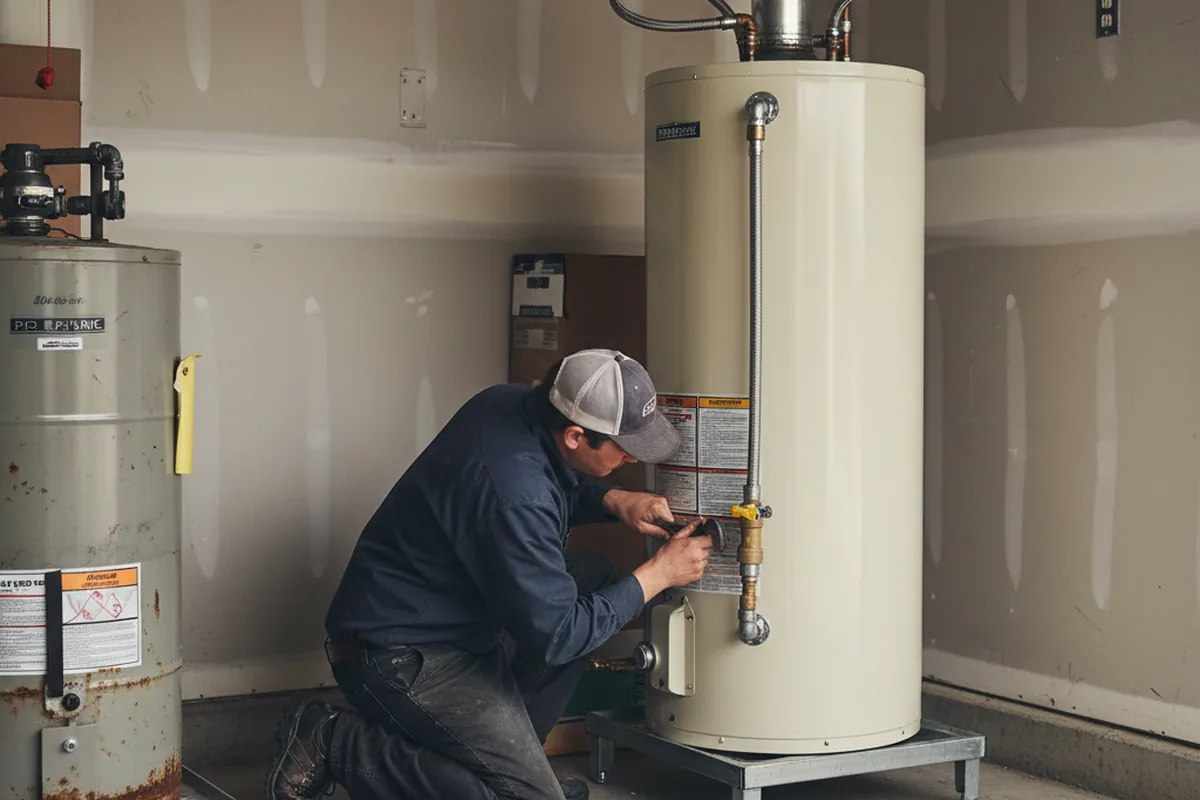 Water heater and shutoff valve replacement in Villa Rica